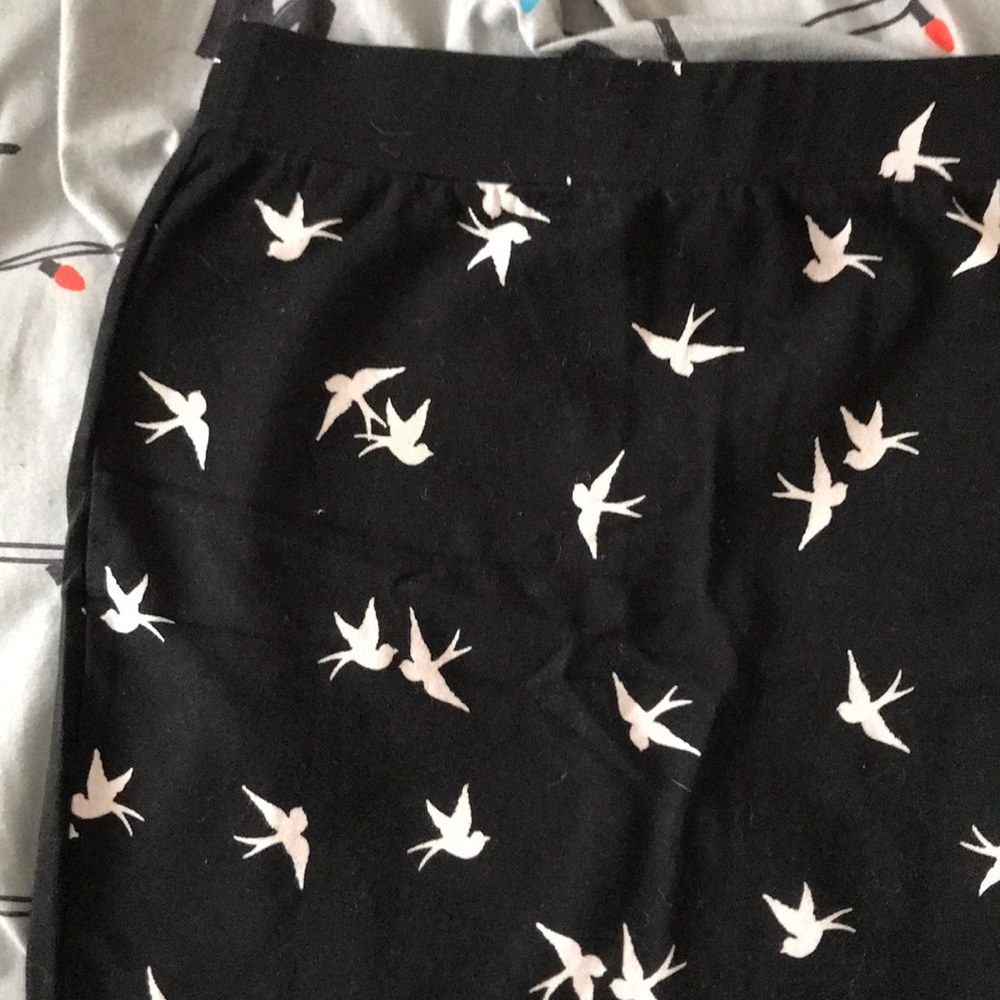 Short Bodycon Bird Skirt